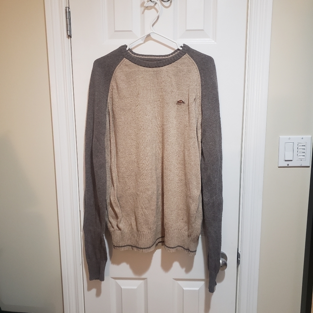 Vintage Roots Athletics Sweater With Beaver Patch Brown and Gray Size Large - Picture 2 of 7